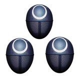 Cumpara ieftin Set 3 Masti Squid Game Carnaval Negre, Cerc, Cosplay, Petreceri, Adulti, Plastic, Universala