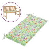 Cumpara ieftin Pernă bancă de grădină model frunze, 100x50x3 cm, textil oxford
