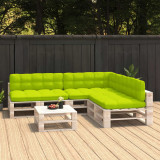 Perne pentru canapea din paleti, 7 buc, verde crud GartenMobel Dekor, vidaXL