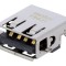 Soclu USB A PCB THT 90&deg; USB 2.0 Aurit