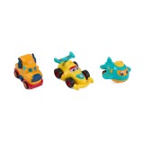Cumpara ieftin SET 3 VEHICULE CU CAMION GALBEN