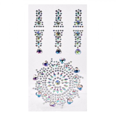 Set Strass-uri Autocolante, Irizate, Multicolor, 12+ Ani foto