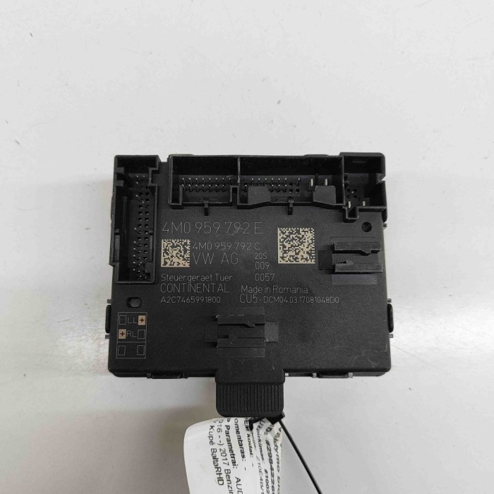 Modul de control ușă st&acirc;nga față AUDI A5 F53 2017 OEM: 4M0959792E,4M0959792C,A2C7465991800 29842269