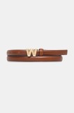 Weekend Max Mara curea de piele PALUDE culoarea maro, 2525506014600