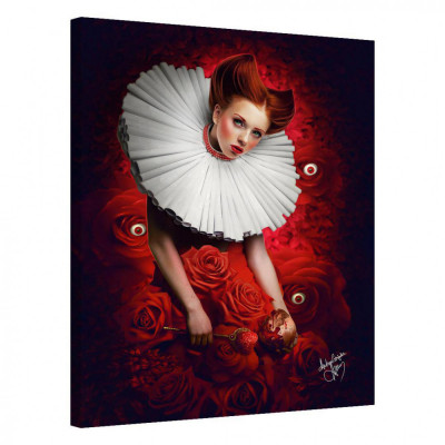 Tablou Canvas, Tablofy, Queen of Hearts, Printat Digital, 90 &amp;times; 120 cm foto