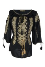 Bluza tip ie dama B23, negru/auriu , marimea 3XL foto