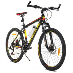 Bicicleta Mountain Bike roti 26 inch, 18 viteze Shimano, cadru aluminiu 18 inch, suspensie pe arc, frane pe disc, MalTrack foto