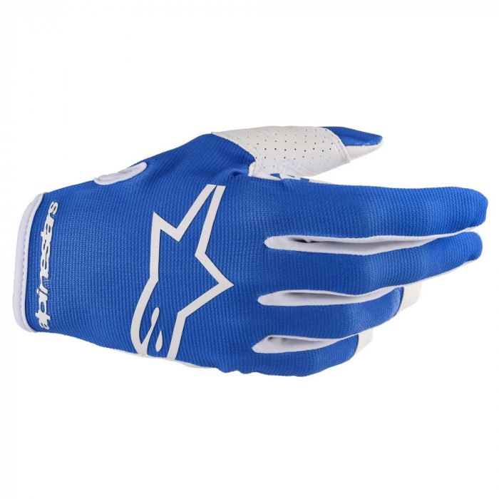 Manusi Moto Alpinestars Radar Gloves, Albastru/Alb, Large