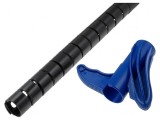 &Icirc;nfăşurare spirală 20mm polipropilenă neagră UL94HB