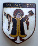 I.257 INSIGNA GERMANIA MUNCHEN M&Uuml;NCHEN M&uuml;nchener Kindl email 17/14mm, Europa