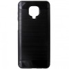 Husa spate Forcell Carbon silicon neagra pentru Xiaomi Redmi Note 9S, Note 9 Pro