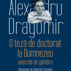 O Teza De Doctorat La Dumnezeu. Exercitii De Gandire, Alexandru Dragomir - Editura Humanitas