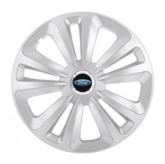 Set 4 capace roti pentru Ford, model Terra Gray, R15