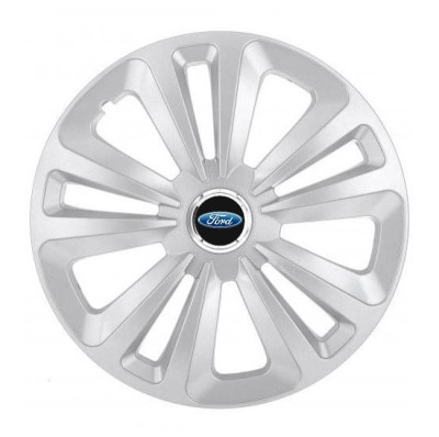 Set 4 capace roti pentru Ford, model Terra Gray, R15 foto