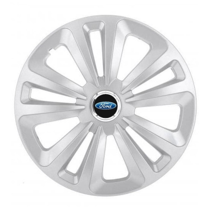 Set 4 capace roti pentru Ford, model Terra Gray, R15