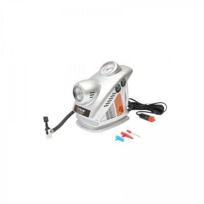Compresor auto 12V cu lanterna si lampa de lucru, presiune 6.9 Bar. foto