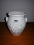 Guldkroken HJO vaza de flori ceramica alba inaltime 11.5 cm Suedia