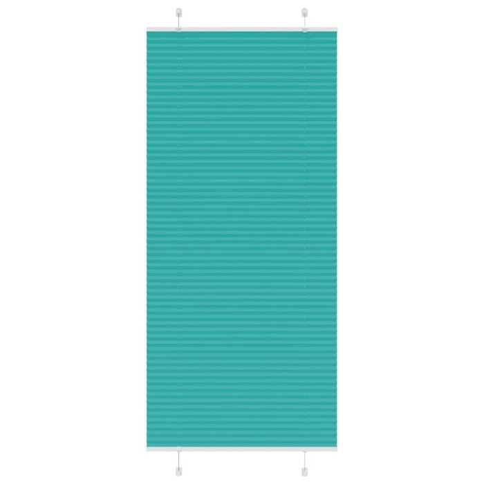 Jaluzea plisată verde petrol 85x200 cm Lățime țesătură 84,4 cm