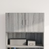 VidaXL Dulap de perete, gri sonoma, 80x42,5x40 cm, lemn compozit 846129