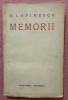 Memorii Eugen Lovinescu, Editura Cugetarea 1931, Carte Veche 320 Pagini