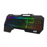 Tastatura gaming mecanica Hama uRage Exodus 800, iluminare RGB, switch Outemu blue