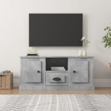VidaXL Comodă TV, gri beton, 100x35,5x45 cm, lemn prelucrat