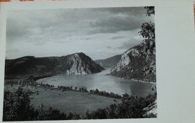 Carte postala, Dunarea la Cazane, 1939 foto