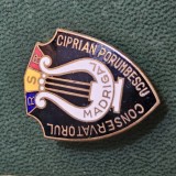Insigna CONSERVATORUL CIPRIAN PORUMBESCU - MADRIGAL