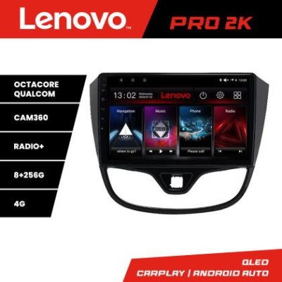 Navigatie Opel Karl 2017- Lenovo Kit-karl 8 core QLED 2K 8+256 360 Android Waze USB Navigatie Internet Youtube Radio CarStore Technology foto
