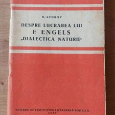 Despre lucrarea lui F. Engels „Dialectica naturii”- Kedrov