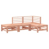 Cumpara ieftin Set mobilier relaxare gradina, 4 piese, lemn masiv Douglas
