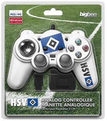 Controller cu fir BigBen pentru PlayStation 2 - PS2 / PC - EAN 4040276004650