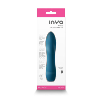 INYA Ruse - Vibrator Glonț din Silicon cu 10 Funcții, 13,8 cm foto