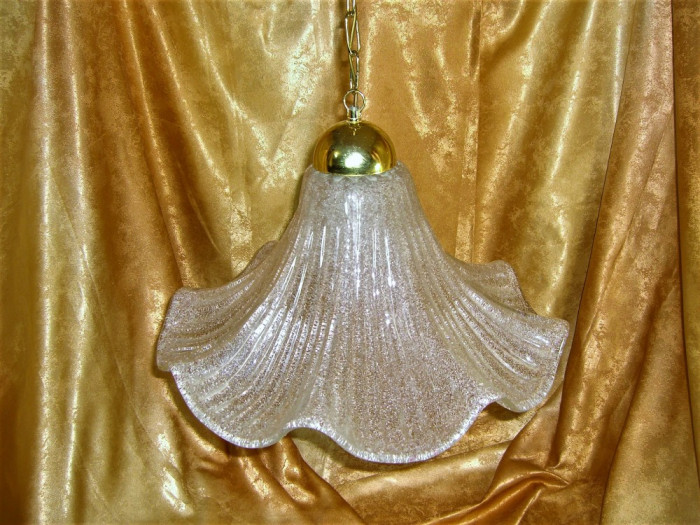 Lustra Sticla Murano Barovier, Mid Century Modern, Art Deco