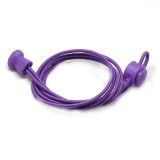 Mov - Sireturi elastice inteligente, functie NO TOUCH, Reflectorizante, 3MM, MODERATE, SIRETILA
