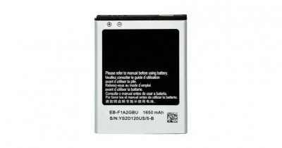 Acumulator pentru Samsung Galaxy S2/S2 Plus, EB-F1A2GBU, 1650 mAh foto