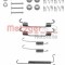 Set accesorii, sabot de frana OPEL CORSA C (F08, F68) (2000 - 2009) METZGER 105-0709