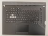 Carcasa superioara cu tastatura palmrest Laptop Gaming, Asus, ROG Strix G15 G531G, G531GU, 90NR01J1-R32US0, G531GU-1A, 13NR01N1AP0101, conector ilumin