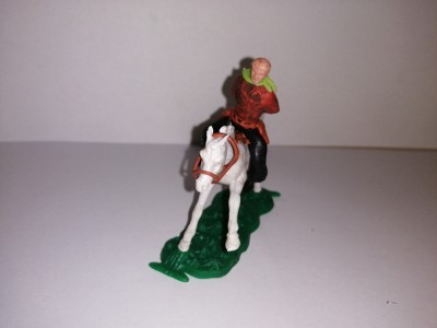 bnk jc Figurina de plastic - cowboy calare - Hong Kong copie Timpo foto