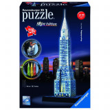 Puzzle 3D Cladirea Chrysler editie luminoasa, 216 piese Ravensburger