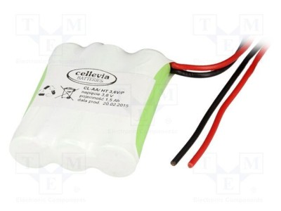 Acumul: Ni-MH AA 3,6V 1600mAh cabluri 250mm Număr celule: 3 foto
