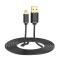 CABLU USB Ugreen, &quot;US132&quot; USB 2.0 (T) la Mini-USB (T) 5 Pin, 1m, conectori auriti, negru, &quot;10355&quot; (timbru verde 0.08 lei) - 6957303813551