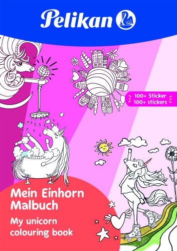 CARTE DE COLORAT `MY UNICORN`, FORMAT A4 48 FILE, CONTINE 100 ABTIBILDURI,