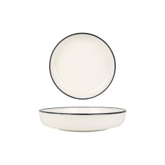Rinart Bol - Black Edge - Por&Aring;&pound;elan - 19 cm - set de 6