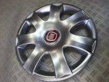Capace Roti 14 Inch Fiat - Set 4 Bucati, Gri Deschis, Emblema Metalica, Calitate Superioara