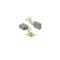Set 2 Perii Colectoare elSales ELS-CRB-7-13-16.5, Dimensiune carbuni 7 x 13 x 16.5 mm, gri