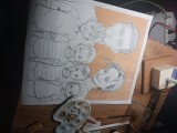 Grafica reproduceri fotografii de familie , desene in creion,tuș negru sau pictura pe panza