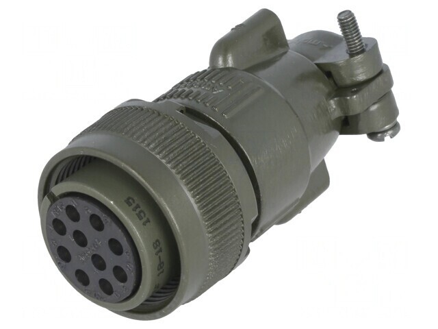 Conector circular dimensiune 18 aliaj aluminiu oliv