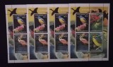 TURKMENISTAN- PASARI-4x4v.IN 4 COLI MICi-MNH**-TU PLR 49, Asia, Fauna
