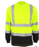 Cumpara ieftin Bluza Tricou maneca lunga cu benzi reflectorizante T-REF, L, M, S, XL